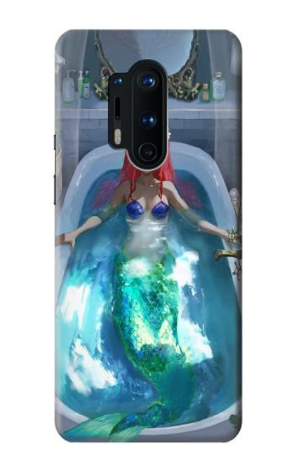 W3912 Jolie petite sirène Aqua Spa Etui Coque Housse et Flip Housse Cuir pour OnePlus 8 Pro