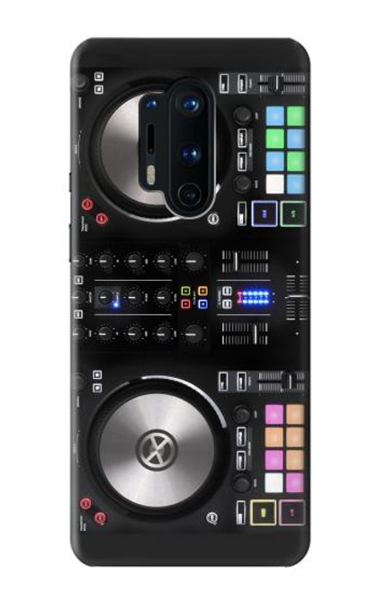 W3931 Peinture graphique pour table de mixage DJ Etui Coque Housse et Flip Housse Cuir pour OnePlus 8 Pro