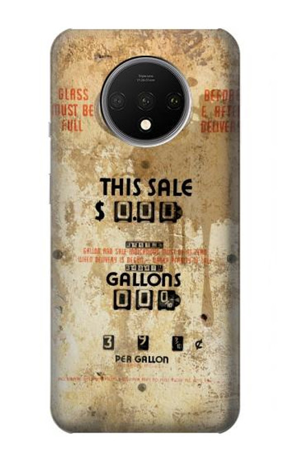W3954 Pompe à essence vintage Etui Coque Housse et Flip Housse Cuir pour OnePlus 7T