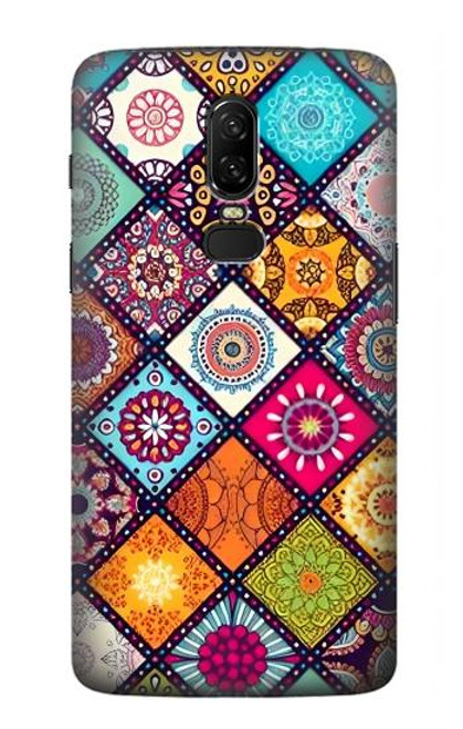 W3943 Motif Maldalas Etui Coque Housse et Flip Housse Cuir pour OnePlus 6