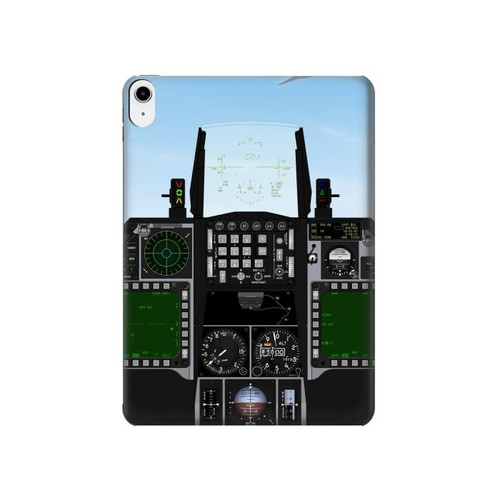 W3933 Avion de chasse OVNI Tablet Etui Coque Housse pour iPad 10.9 (2022)