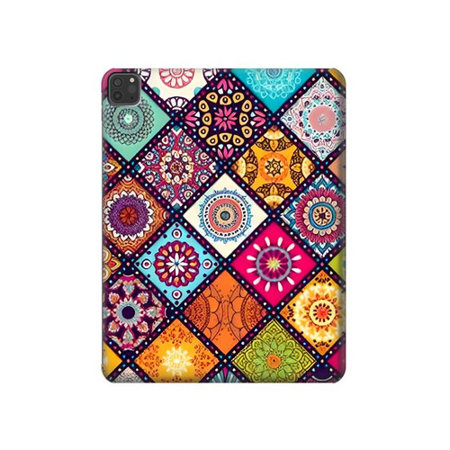 W3943 Motif Maldalas Tablet Etui Coque Housse pour iPad Pro 11 (2021,2020,2018, 3rd, 2nd, 1st)