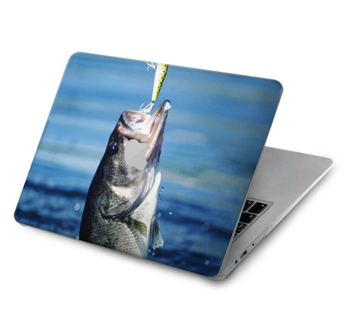 W1594 Pêche à l'achigan Etui Coque Housse pour MacBook Air 15″ (2023,2024) - A2941, A3114