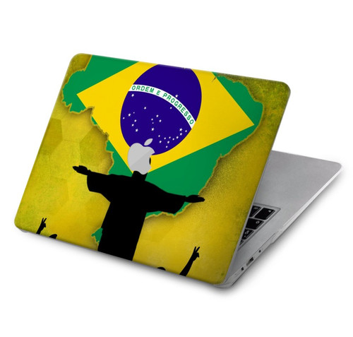 W2981 Brésil Football Football Etui Coque Housse pour MacBook Air 15″ (2023,2024) - A2941, A3114