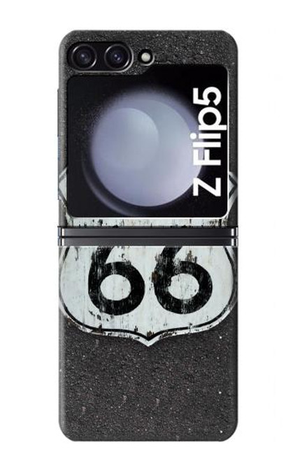 W3207 Route 66 Etui Coque Housse et Flip Housse pour Samsung Galaxy Z Flip 5