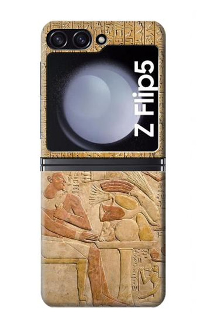 W3398 Egypte Stela Montouhotep Etui Coque Housse et Flip Housse pour Samsung Galaxy Z Flip 5