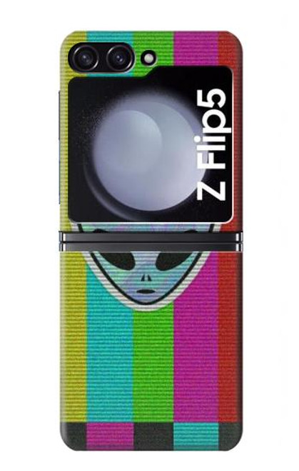 W3437 Extraterrestre Aucun signal Etui Coque Housse et Flip Housse pour Samsung Galaxy Z Flip 5