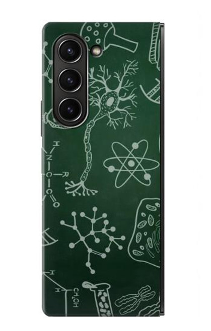 W3211 Sciences Conseil Vert Etui Coque Housse et Flip Housse pour Samsung Galaxy Z Fold 5