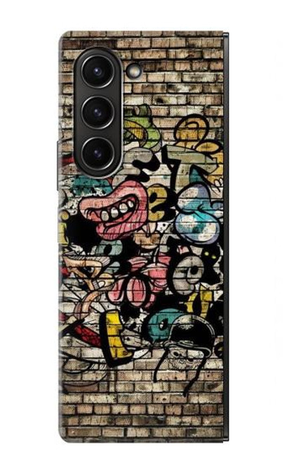 W3394 Graffiti mur Etui Coque Housse et Flip Housse pour Samsung Galaxy Z Fold 5