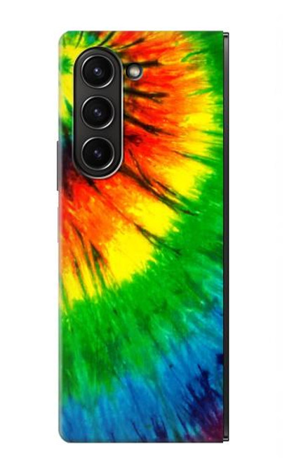 W3422 tie Dye Etui Coque Housse et Flip Housse pour Samsung Galaxy Z Fold 5