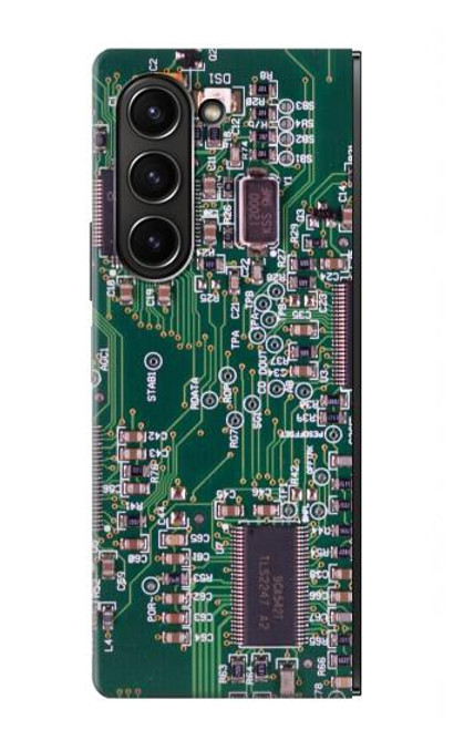 W3519 Electronique Circuit Board graphique Etui Coque Housse et Flip Housse pour Samsung Galaxy Z Fold 5