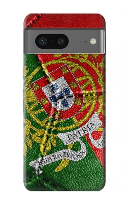 W3300 Portugal Drapeau graphique Football Millésime Etui Coque Housse et Flip Housse Cuir pour Google Pixel 7a