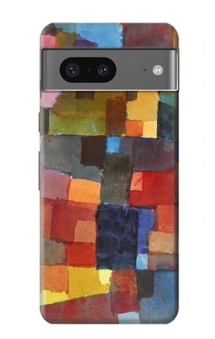 W3341 Paul Klee Raumarchitekturen Etui Coque Housse et Flip Housse Cuir pour Google Pixel 7a