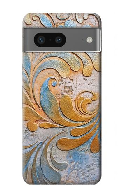 W3875 Tapis vintage en toile Etui Coque Housse et Flip Housse Cuir pour Google Pixel 7a