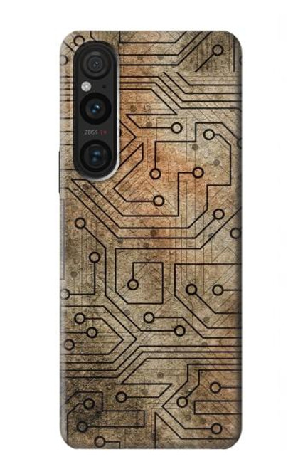 W3812 Conception d'impression PCB Etui Coque Housse et Flip Housse Cuir pour Sony Xperia 1 V