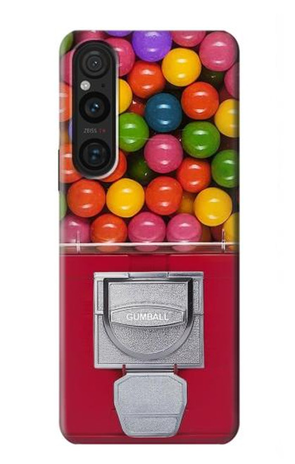 W3938 Gumball Capsule jeu graphique Etui Coque Housse et Flip Housse Cuir pour Sony Xperia 1 V