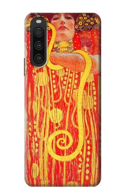 W3352 Gustav Klimt Médecine Etui Coque Housse et Flip Housse Cuir pour Sony Xperia 10 V