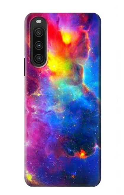 W3371 Ciel de nébuleuse Etui Coque Housse et Flip Housse Cuir pour Sony Xperia 10 V