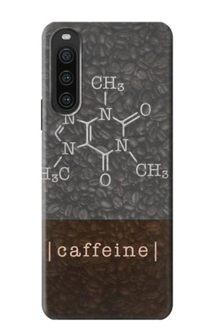 W3475 La caféine moléculaire Etui Coque Housse et Flip Housse Cuir pour Sony Xperia 10 V