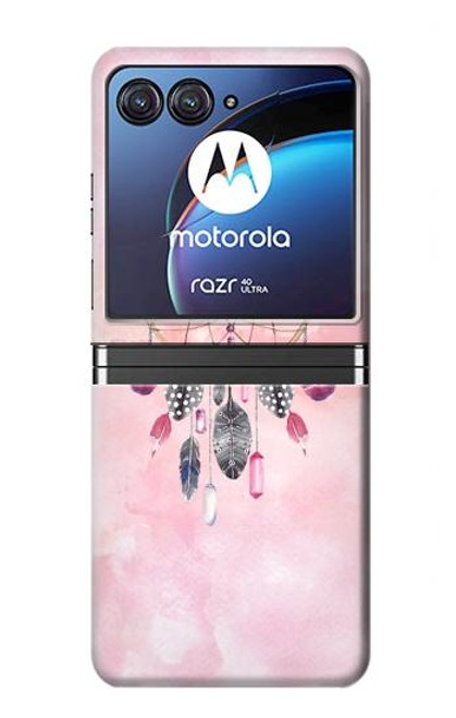 W3094 Peinture Dreamcatcher Aquarelle Etui Coque Housse et Flip Housse pour Motorola Razr 40 Ultra