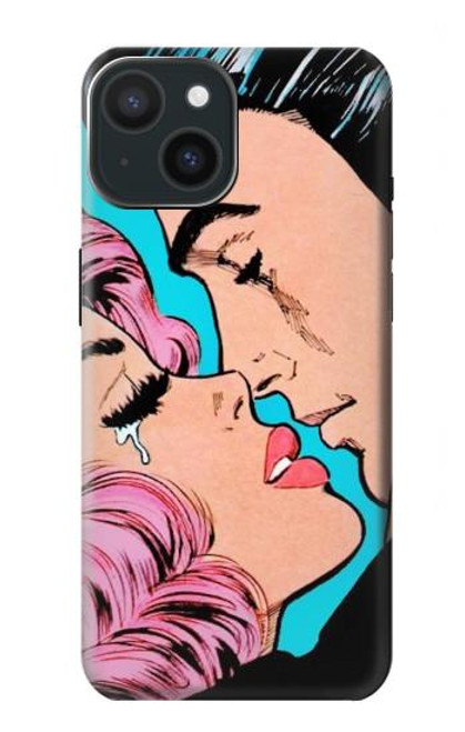 W3469 Pop Art Etui Coque Housse et Flip Housse Cuir pour iPhone 15