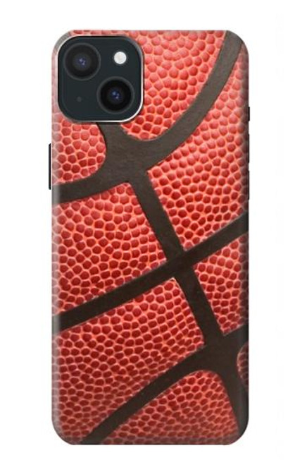 W0065 Le basket-ball Etui Coque Housse et Flip Housse Cuir pour iPhone 15 Plus