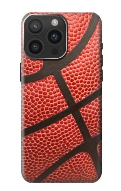 W0065 Le basket-ball Etui Coque Housse et Flip Housse Cuir pour iPhone 15 Pro Max