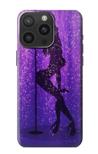 W3400 Pole Dance Etui Coque Housse et Flip Housse Cuir pour iPhone 15 Pro Max