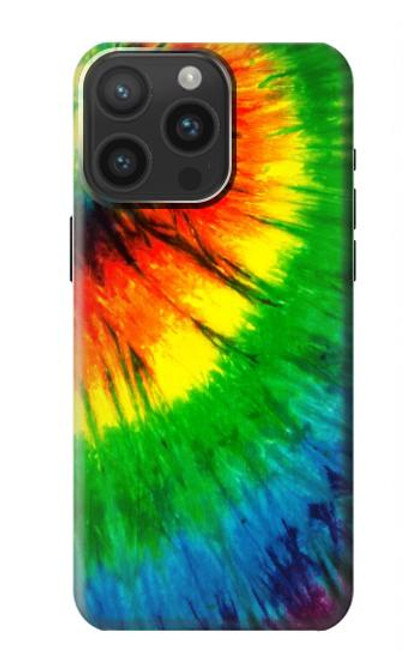 W3422 tie Dye Etui Coque Housse et Flip Housse Cuir pour iPhone 15 Pro Max