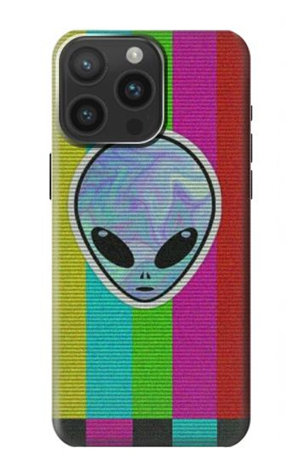 W3437 Extraterrestre Aucun signal Etui Coque Housse et Flip Housse Cuir pour iPhone 15 Pro Max