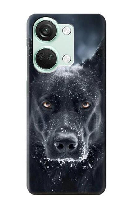 W3168 Berger Allemand Chien Noir Etui Coque Housse et Flip Housse Cuir pour OnePlus Nord 3