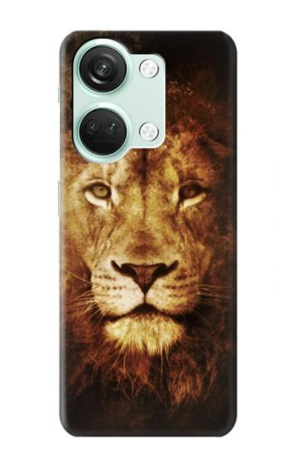 W3182 Lion Etui Coque Housse et Flip Housse Cuir pour OnePlus Nord 3