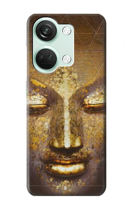 W3189 Magique Yantra Bouddha Visage Etui Coque Housse et Flip Housse Cuir pour OnePlus Nord 3