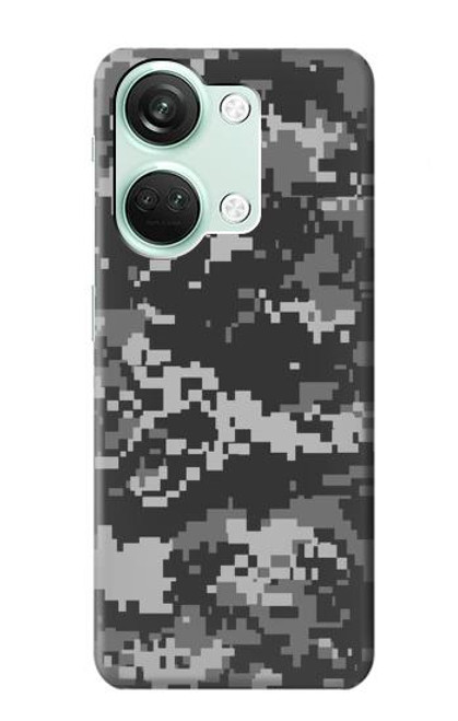 W3293 Urban Noir Camo Camouflage Etui Coque Housse et Flip Housse Cuir pour OnePlus Nord 3