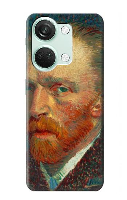 W3335 Vincent Van Gogh Autoportrait Etui Coque Housse et Flip Housse Cuir pour OnePlus Nord 3