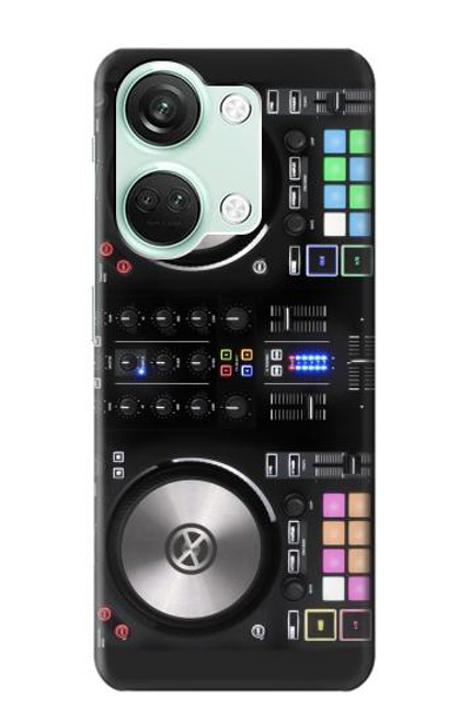 W3931 Peinture graphique pour table de mixage DJ Etui Coque Housse et Flip Housse Cuir pour OnePlus Nord 3