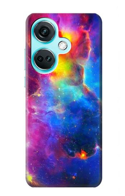 W3371 Ciel de nébuleuse Etui Coque Housse et Flip Housse Cuir pour OnePlus Nord CE3