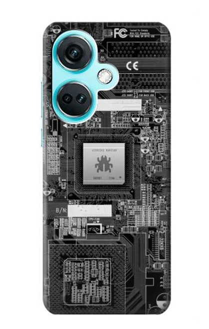 W3434 Punaise Circuit Board graphique Etui Coque Housse et Flip Housse Cuir pour OnePlus Nord CE3