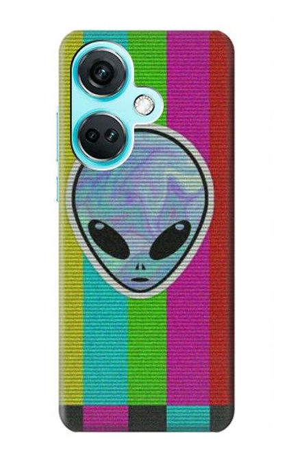 W3437 Extraterrestre Aucun signal Etui Coque Housse et Flip Housse Cuir pour OnePlus Nord CE3