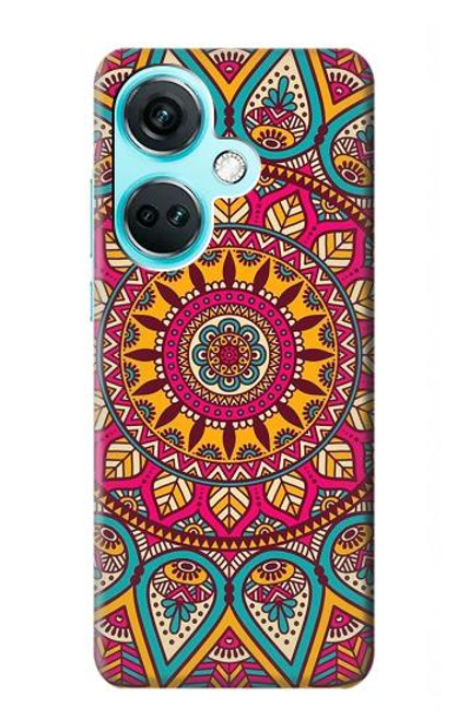 W3694 Modèle d'art hippie Etui Coque Housse et Flip Housse Cuir pour OnePlus Nord CE3