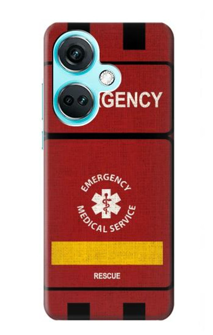 W3957 Service médical d'urgence Etui Coque Housse et Flip Housse Cuir pour OnePlus Nord CE3
