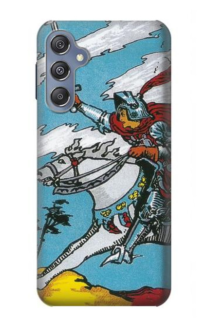 W3731 Carte de tarot chevalier des épées Etui Coque Housse et Flip Housse Cuir pour Samsung Galaxy M34 5G