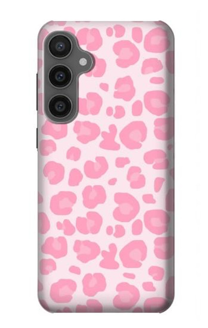 W2213 Motif rose Léopard Etui Coque Housse et Flip Housse Cuir pour Samsung Galaxy S23 FE