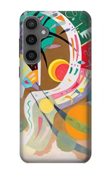 W3346 Vasily Kandinsky Guggenheim Etui Coque Housse et Flip Housse Cuir pour Samsung Galaxy S23 FE