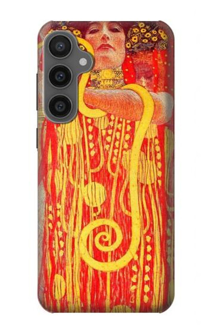 W3352 Gustav Klimt Médecine Etui Coque Housse et Flip Housse Cuir pour Samsung Galaxy S23 FE