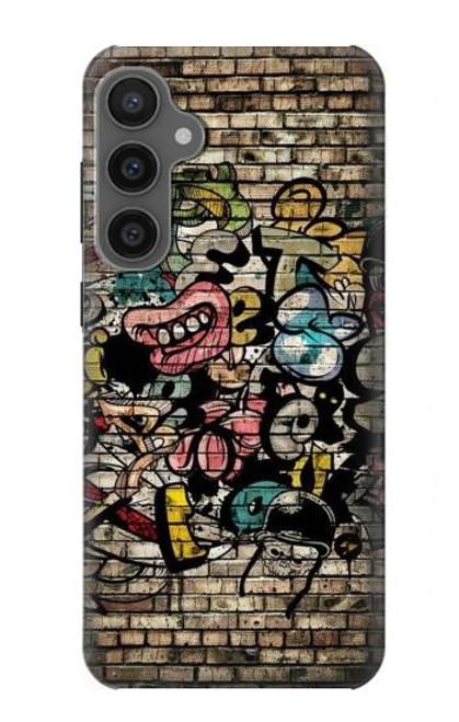 W3394 Graffiti mur Etui Coque Housse et Flip Housse Cuir pour Samsung Galaxy S23 FE