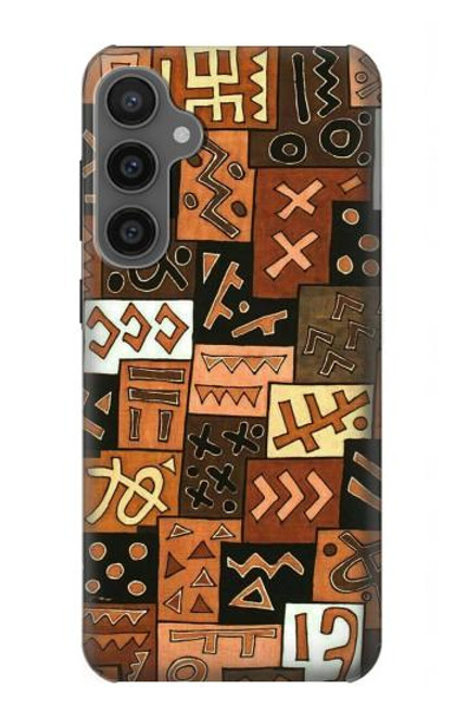 W3460 Motif Art Mali Etui Coque Housse et Flip Housse Cuir pour Samsung Galaxy S23 FE