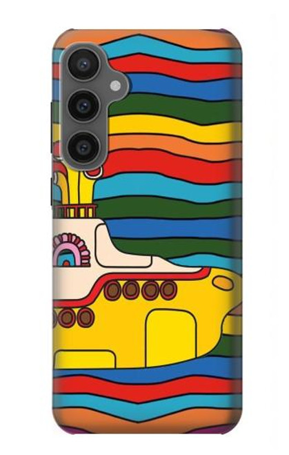 W3599 Hippie submarin Etui Coque Housse et Flip Housse Cuir pour Samsung Galaxy S23 FE