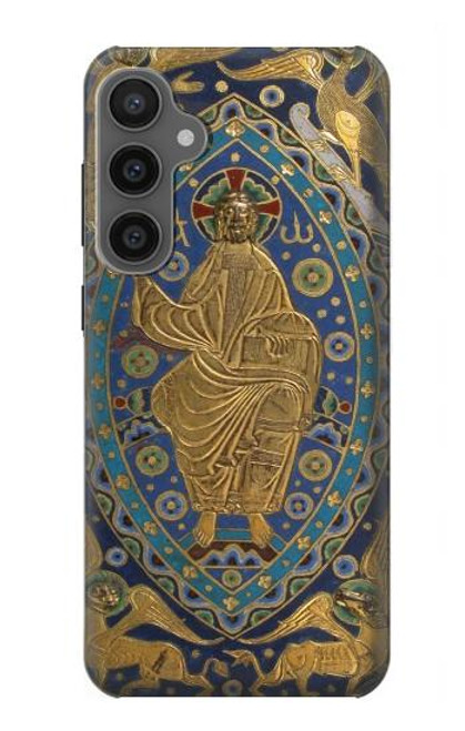 W3620 Livre Couverture Majesty Christ Etui Coque Housse et Flip Housse Cuir pour Samsung Galaxy S23 FE