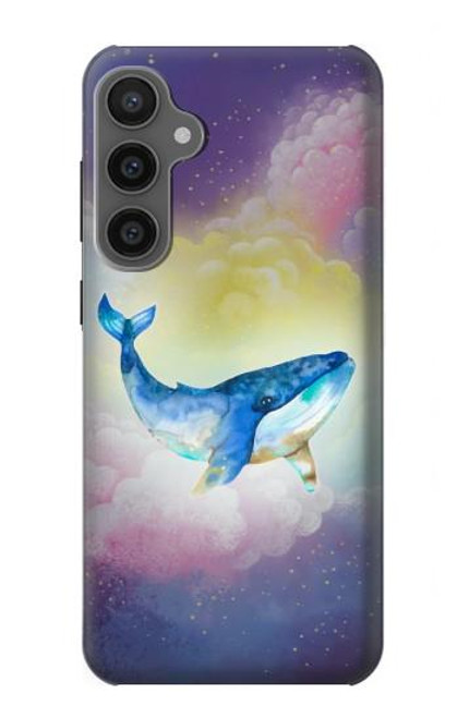 W3802 Rêve Baleine Pastel Fantaisie Etui Coque Housse et Flip Housse Cuir pour Samsung Galaxy S23 FE